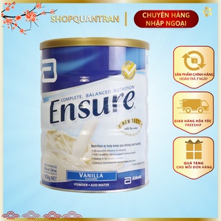 Sữa Ensure Úc Hộp 850g (Date Mới 2023) Hương Vanilla Chính Hãng Giá Tốt