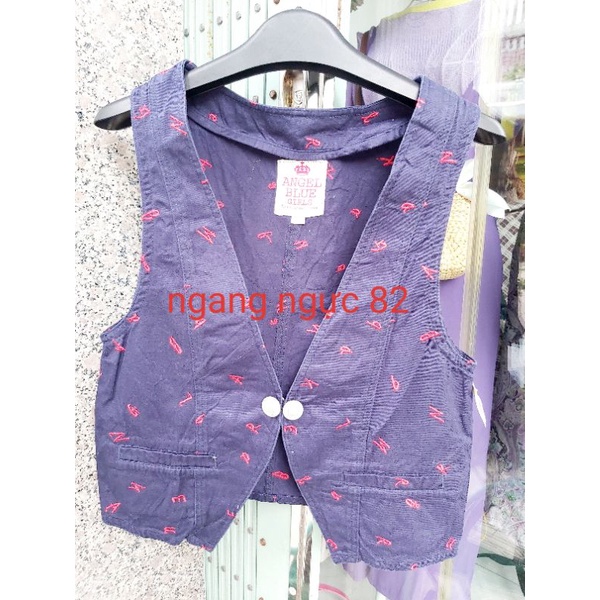 Set 2 áo vest gi lê