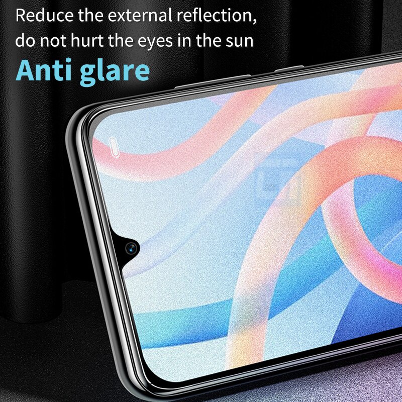 Kính cường lực không để lại dấu vân tay cho Xiaomi Redmi Note 11 10s 9 8 11t Lite 10t 11i 11x Poco X3 F3 C31 M4 Pro