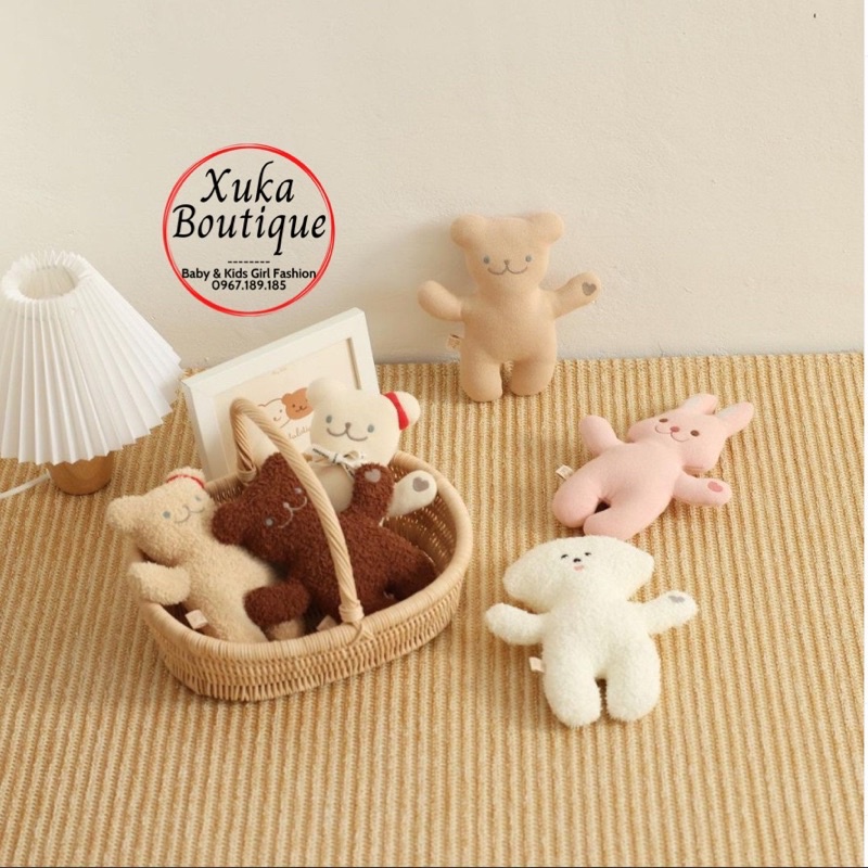 Thú Bông Hữu Cơ Organic 100% bông PP Chính hãng Kamimi Cao Cấp