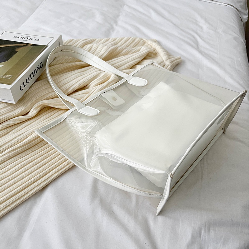 Túi Xách Nhựa PVC Trong Suốt Thời Trang Nữ Tính