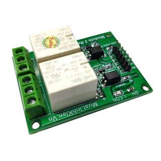 Module Relay 12V 2 Kênh 10A Cách Ly Quang