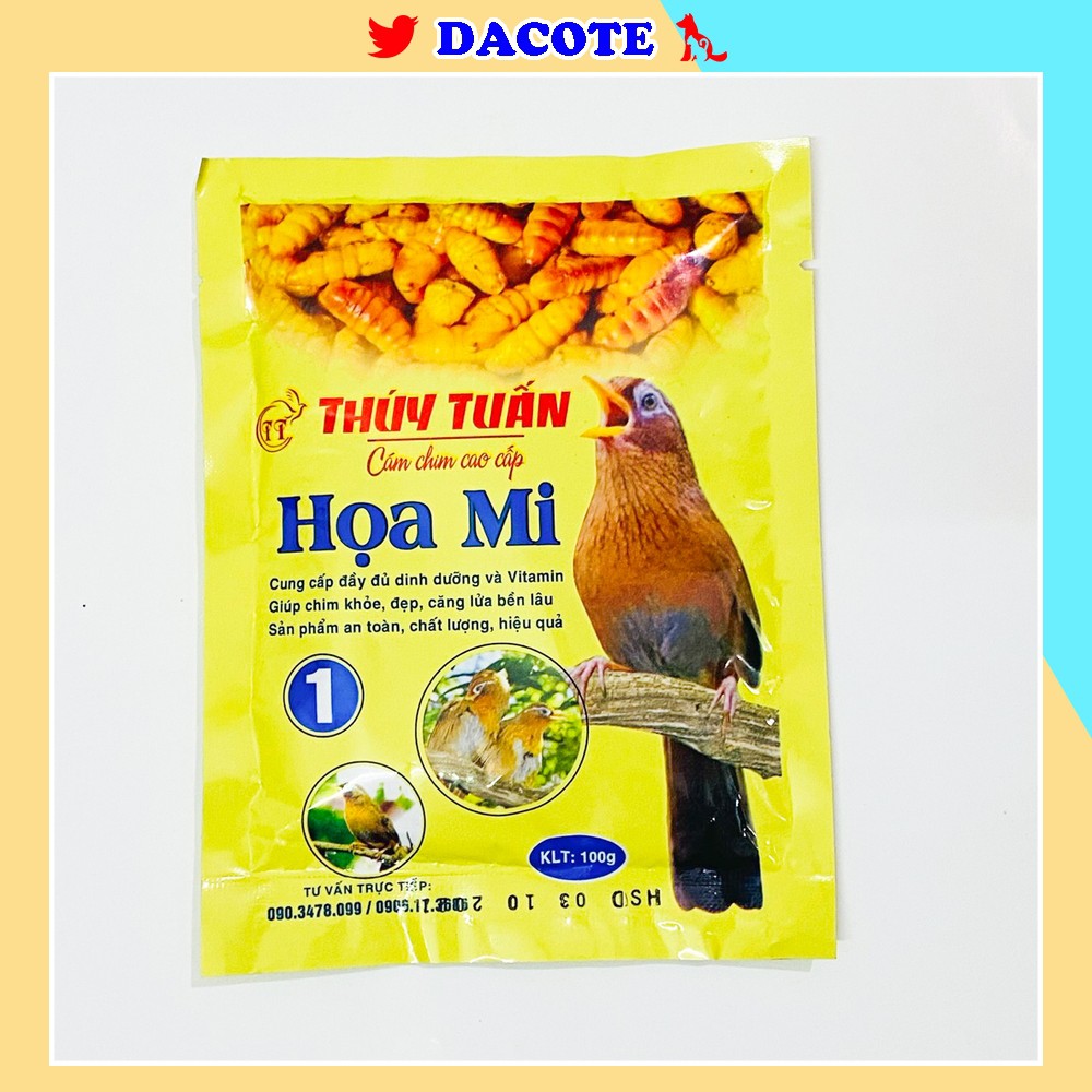 Cám chim họa mi Thúy Tuấn số 1 cao cấp 100gram - 200gram Cám chim mi Thúy Tuấn cao cấp giá rẻ