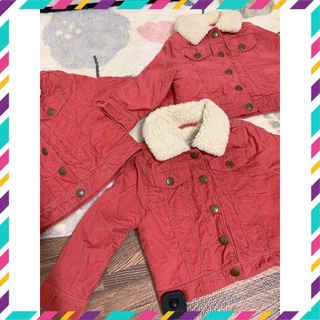 Ảnh Thật - Áo khoác nhung cực xinh cho bé, Hàng dư xịn Old Navy,Mầu Hồng- Size 1-2 tuổi SHOP NHÀ CỦA POOH
