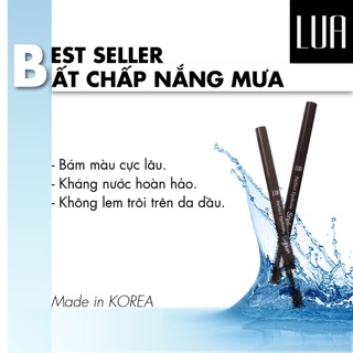 Chì kẻ mày ngang LUA PERFECT EYEBROW STYLER 2 đầu
