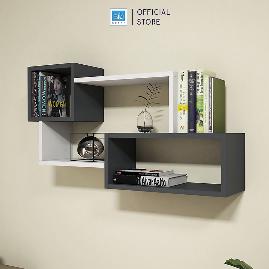 Kệ Gỗ Trang Trí Treo Tường Đơn Giản Mà Đẹp SIB Decor, Để Sách, Khung Ảnh, Vật Dụng Trang Trí Cho Phòng Khách, Phòng Ngủ,