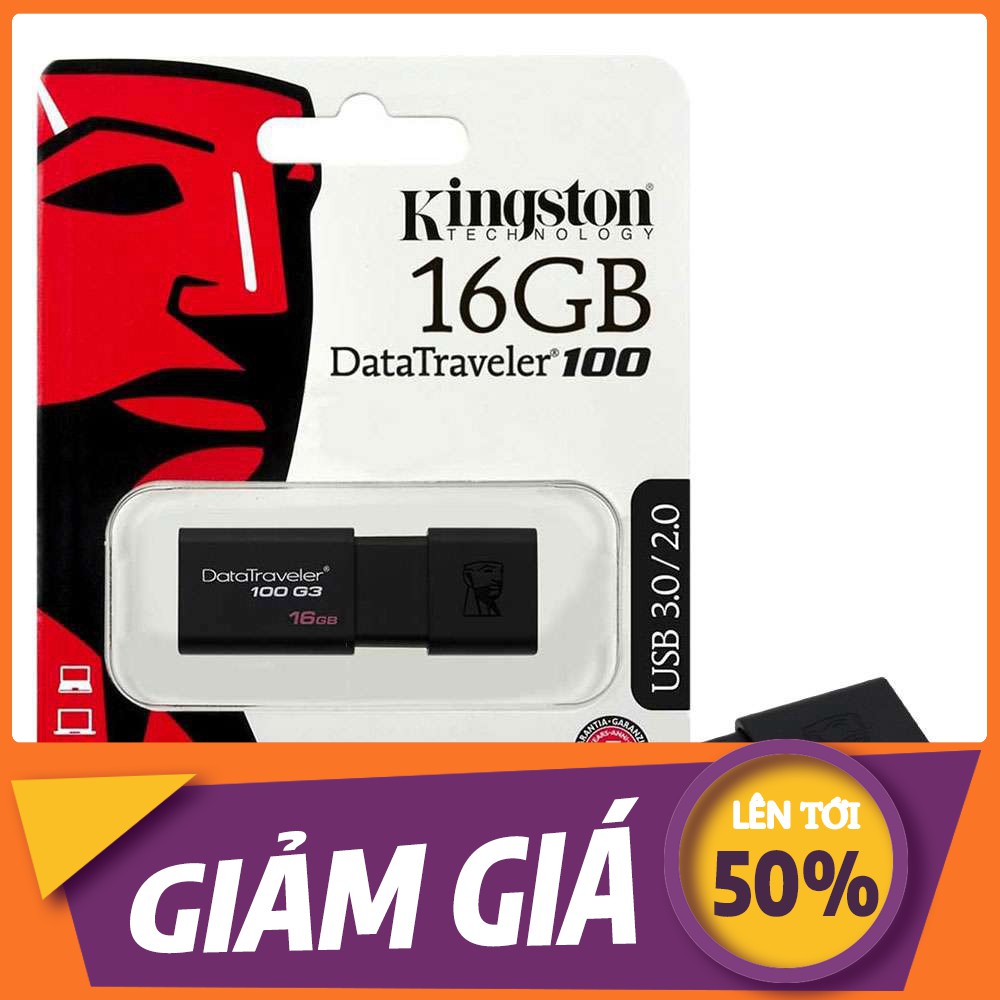 [💖] USB Kingston DT100G3 (DT100 G3) 16GB - USB 3.0 Chính hãng