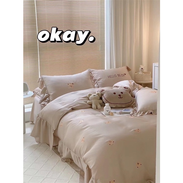 SET CHĂN GA GỐI GẤU 🐻🐻🐻
