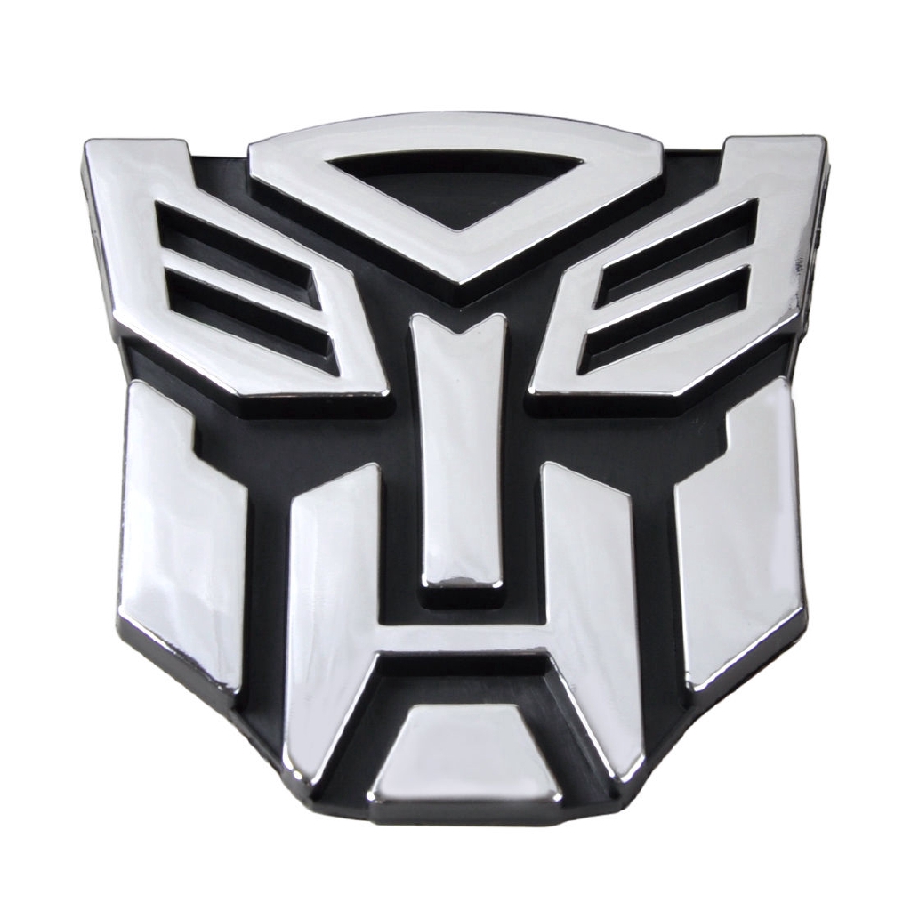 Miếng dán biểu tượng logo Transformers autobot 3D cho xe hơi