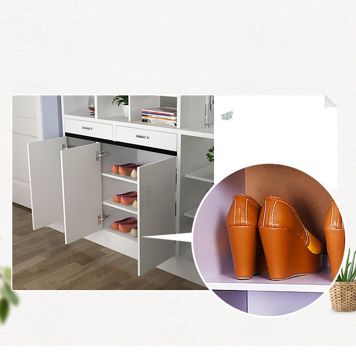 KỆ RƯỢU/ TỦ RƯỢU KIÊM VÁCH NGĂN ĐA NĂNG PHÒNG KHÁCH GỖ MDF PHỦ MELAMINE CAO CẤP CHỐNG THẤM NƯỚC/ TUR053