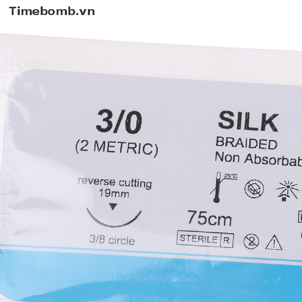 (Hàng Mới Về) Bộ 12 Kim Y Tế Dùng Để Luyện Tập Vết Thương Trong Nha Sĩ