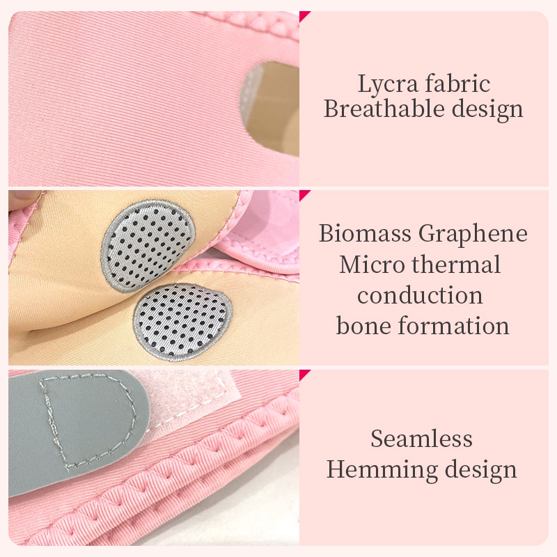 Đai đeo mát xa mặt Junlaikang làm thon gọn nâng khuôn mặt chống nếp nhăn giảm cằm chẻ