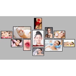Bộ tranh 11 tấm cứng TIÊM FILER