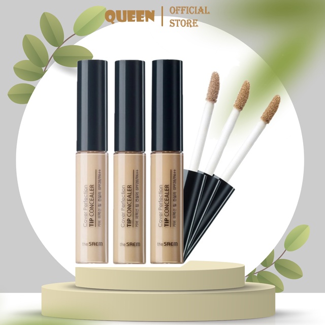 Che Khuyết Điểm The-Saem Cover Perfection Tip Concealer SPF28 PA++