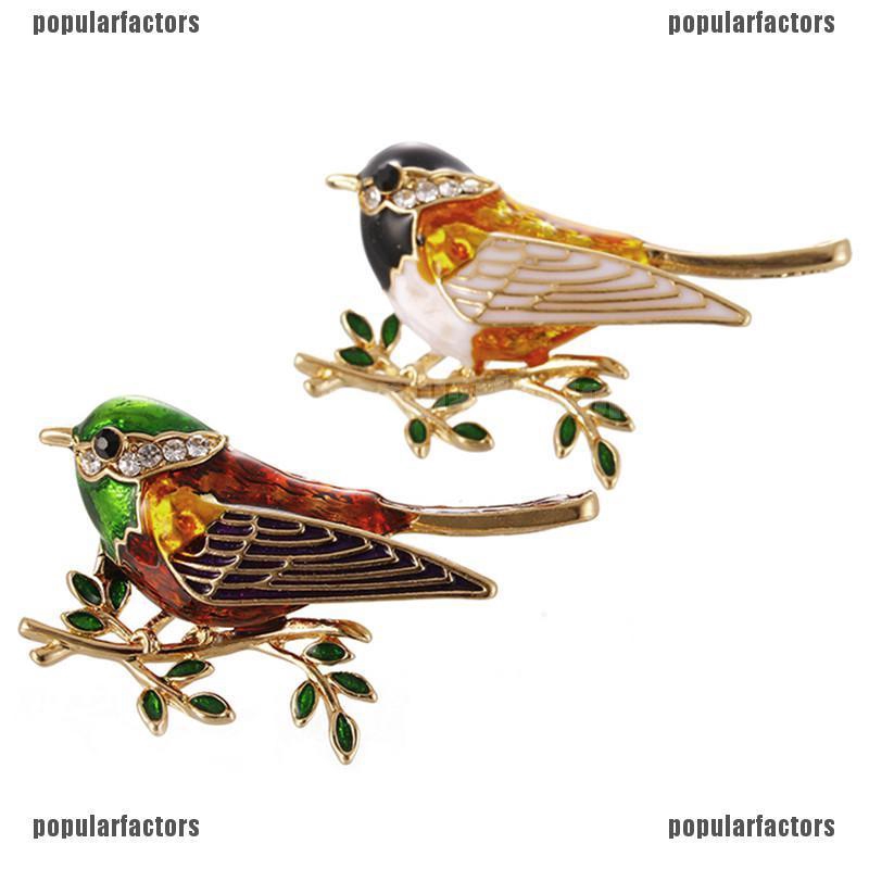 Trâm Cài Áo Hình Chú Chim Sang Trọng