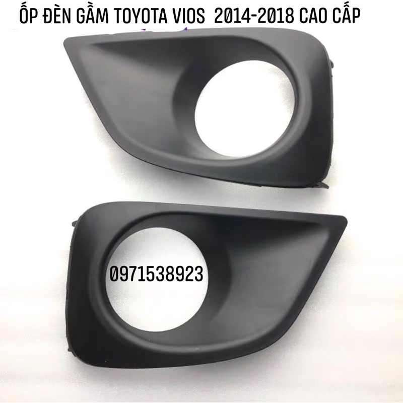 Ốp đèn cản trứơc TOYOTA VIOS 2014-2018 trái/phải 52128-0D120 52127-0D300
