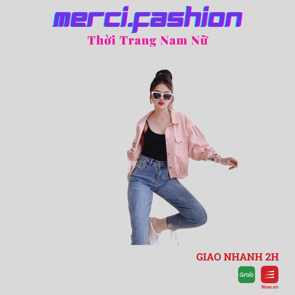 🌟HCM🌟🌺🌺️⚡ Áo Khoác Jeans Nữ Thiết Kế Đẹp Mới Nhất 2021 mã: QN25