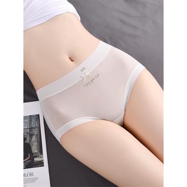 Quần Lót Nữ Tàng Hình Su Lụa phối Chữ Siêu Nhẹ 2282