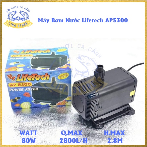 Bơm Nước Lifetech AP5300  - Máy Bơm Chìm Bể Cá