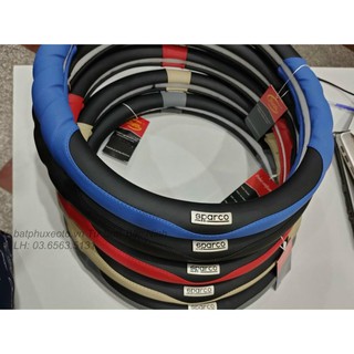 Bọc vô lăng hãng sparco cao cấp tem kim loại