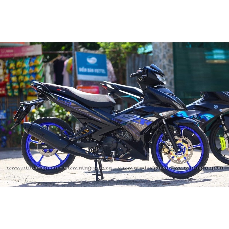 tem rời exciter 150 y15zr xanh đen