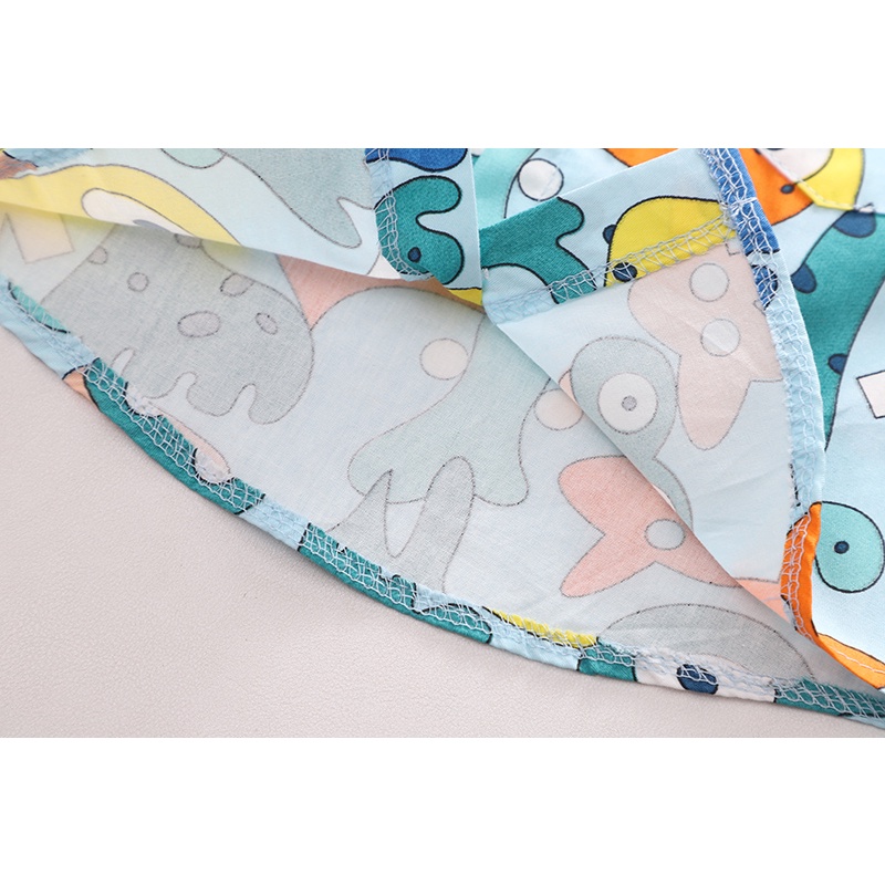 Set Đồ Thể Thao Hai Mảnh Gồm Áo Sơ Mi Tay Dài In Họa Tiết Khủng Long Hoạt Hình + Quần Dài Phong Cách Hàn Quốc Dễ Thương Cho Bé Trai / Gái 80-120cm