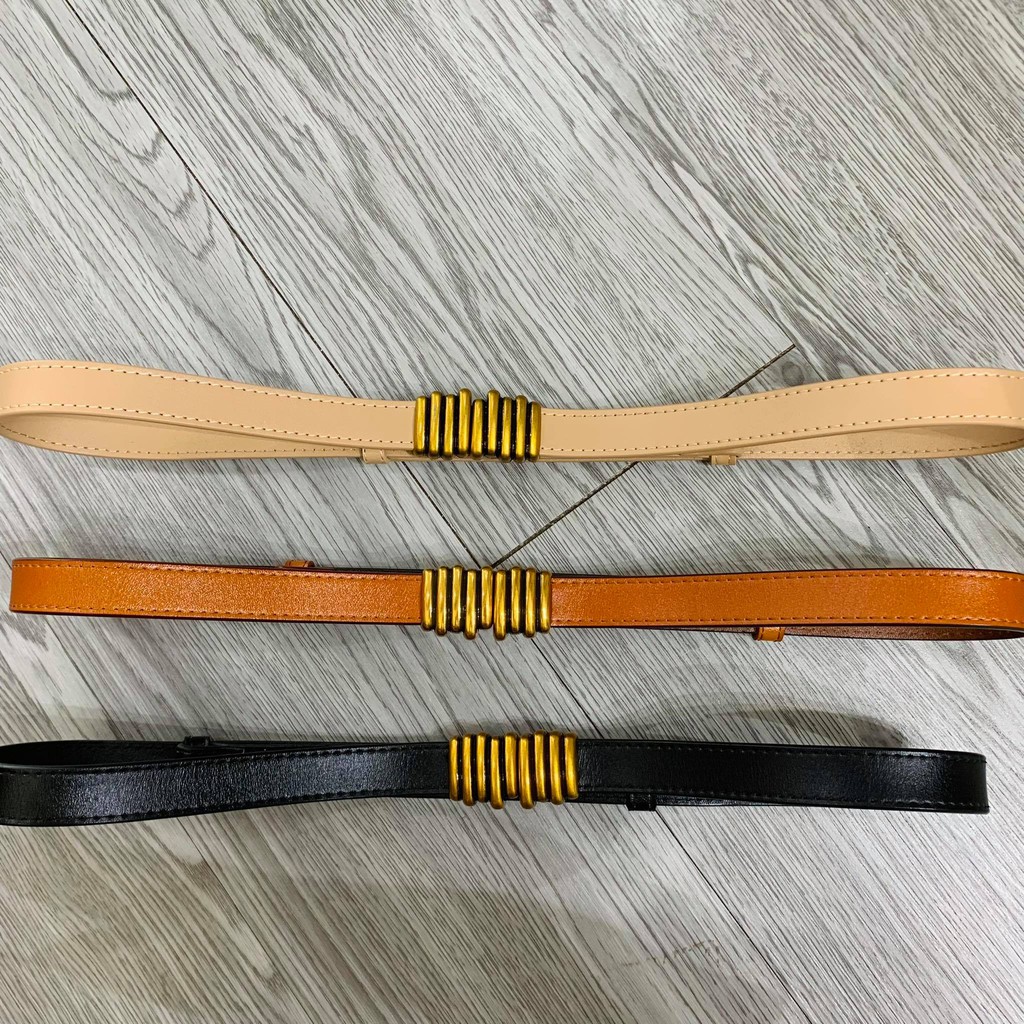 Dây lưng da thật khóa sọc