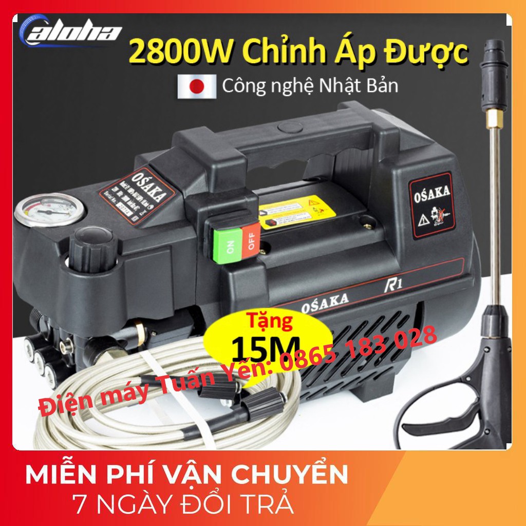 Máy rửa xe mini gia đình,máy rửa xe cao áp công suất mạnh 2600W có thể chỉnh áp,bộ máy xịt tưới cây -C0001B2