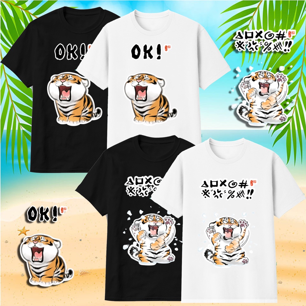 Áo thun tiểu hổ, áo hổ béo 2023, vải cotton mát mịn, in cao cấp, nhiều mẫu(độc quyền)-Có size trẻ em, áo thun unisex
