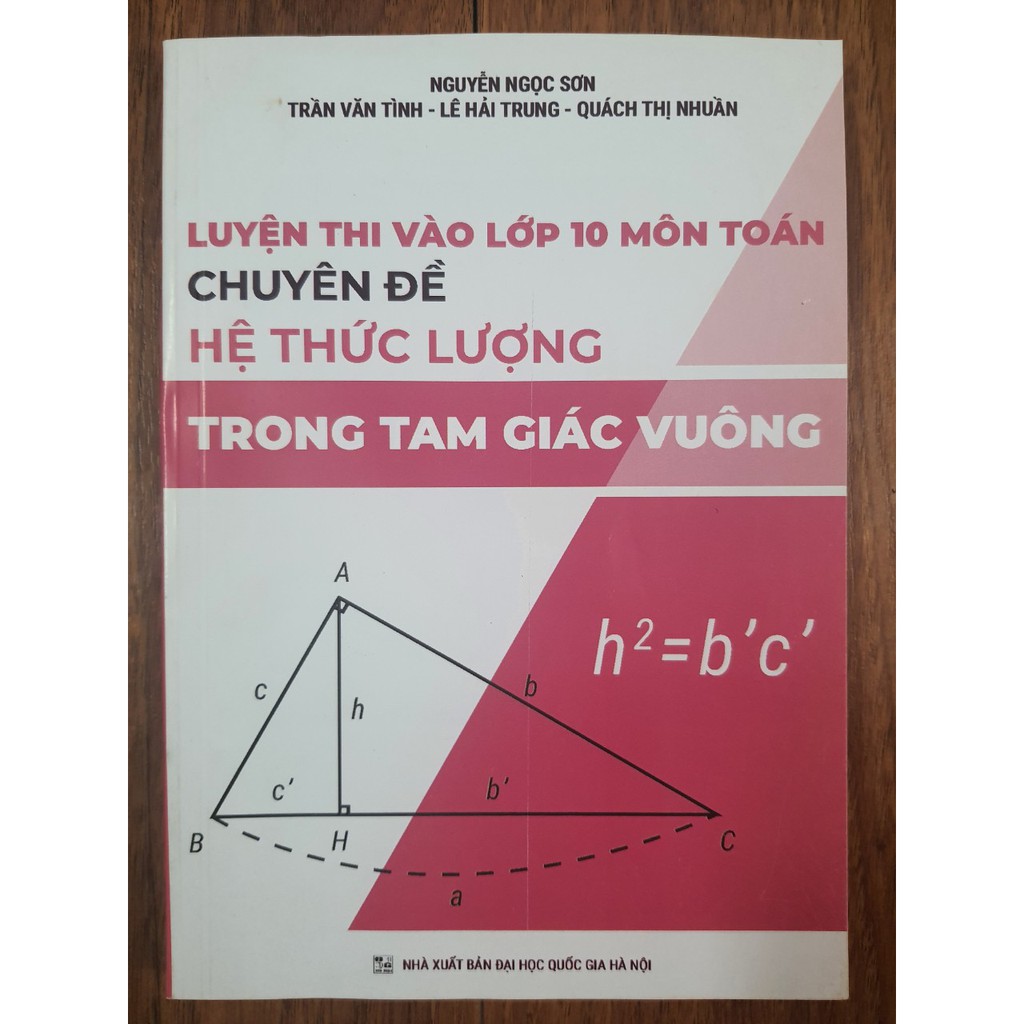 Sách - Luyện thi vào lớp 10 môn Toán chuyên đề Hệ Thức Lượng Trong Tam Giác Vuông