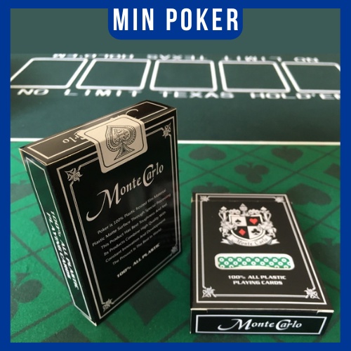 Bộ bài Texas Holdem Monte Carlo cao cấp số 4 màu (có video sản phẩm)