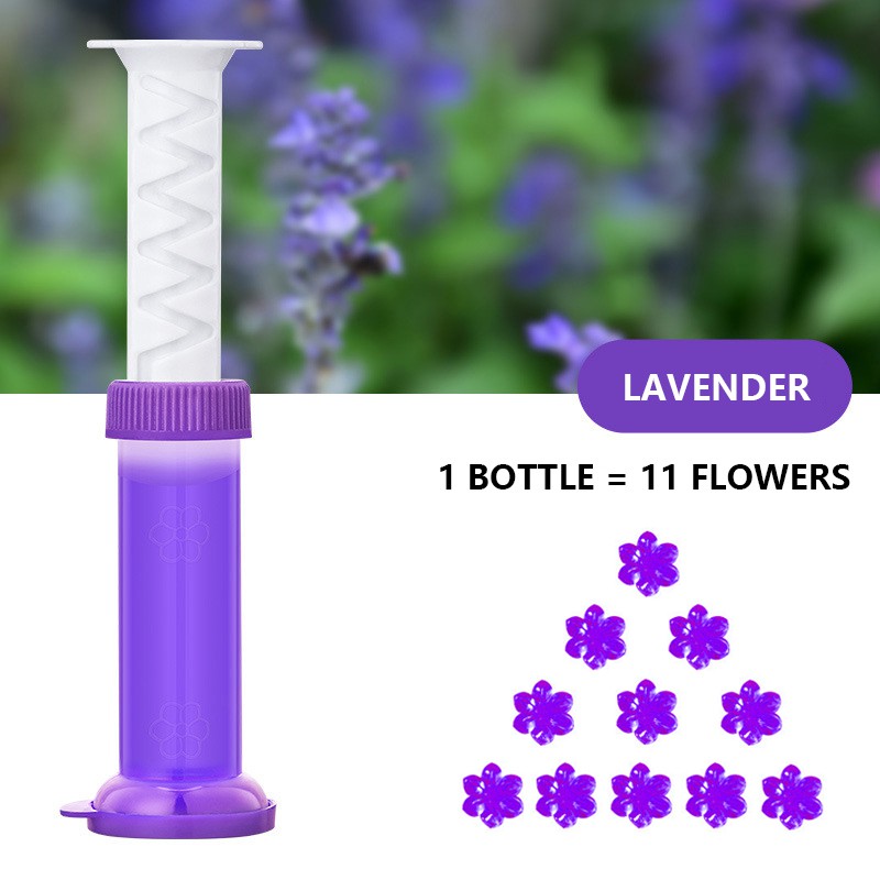 Bộ 11 miếng gel hoa thơm khử mùi nhà vệ sinh cao cấp
