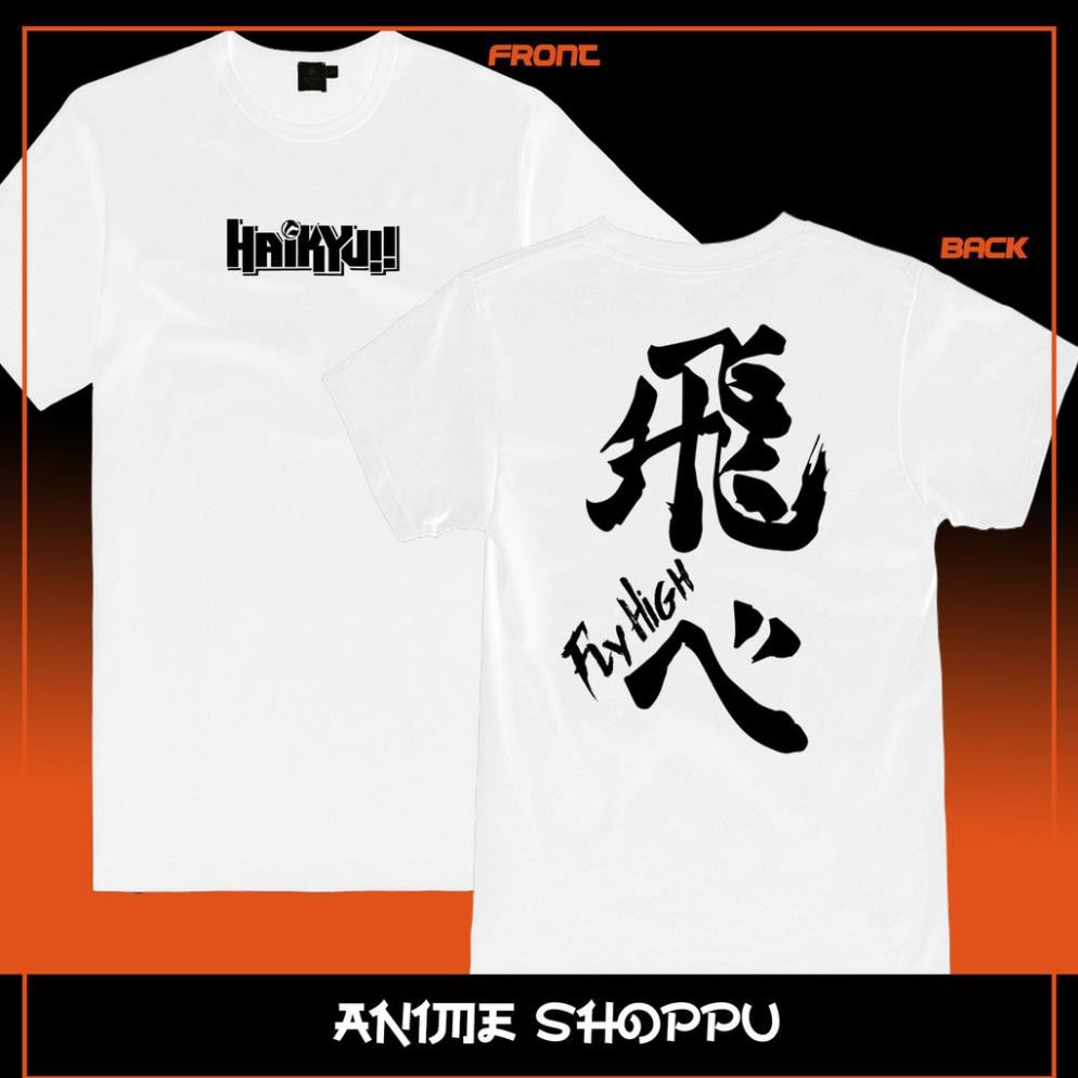 (GIÁ RẺ) Áo thun in hình 𝙃𝘼𝙄𝙆𝙔𝙐 𝙁𝙇𝙔 𝙃𝙄𝙂𝙃 𝙏-𝙎𝙃𝙄𝙍𝙏-Anime - HUY DZ STORE