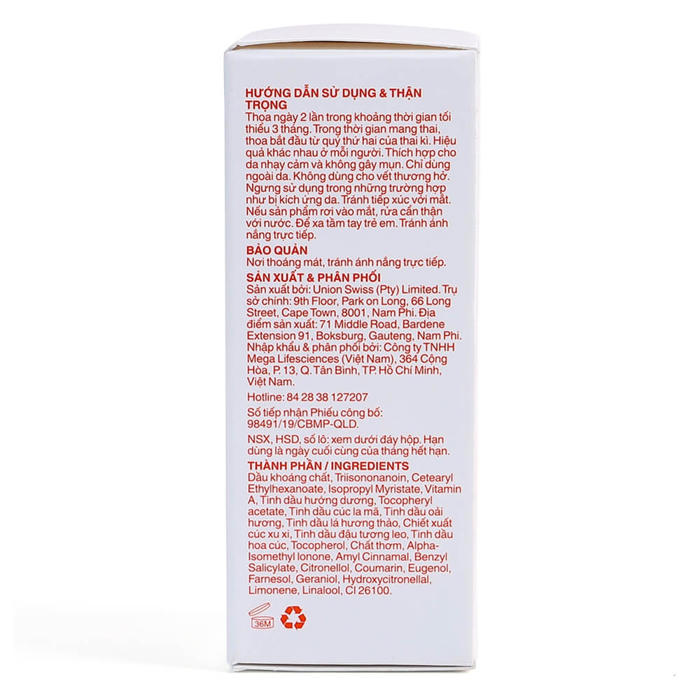 Dầu chăm sóc da giảm rạn và làm mờ sẹo Bio-Oil 60ml