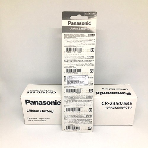 Pin CR2450 Panasonic chính hãng vỉ 5 viên