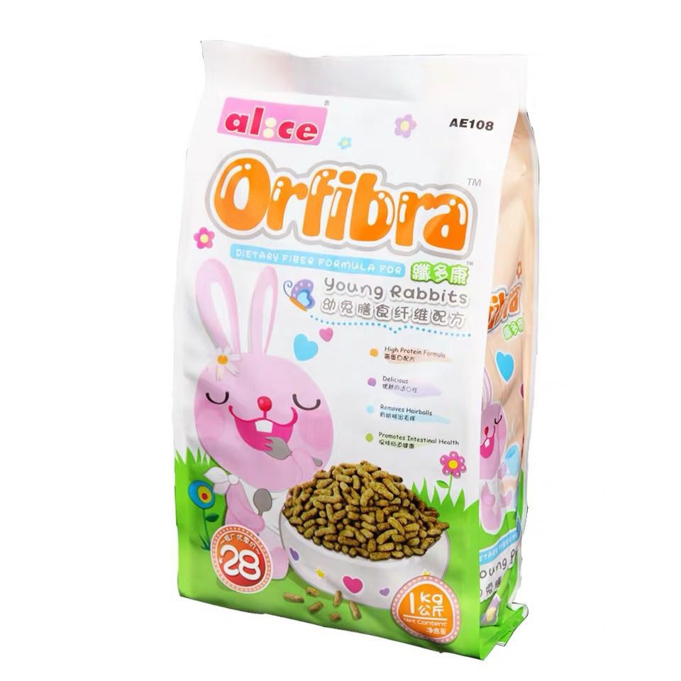 cỏ nén Orfibra alice đầy dinh dưỡng cho thỏ 1kg ( cỏ nén dinh dưỡng bằng cỏ Smart Heart Thái)