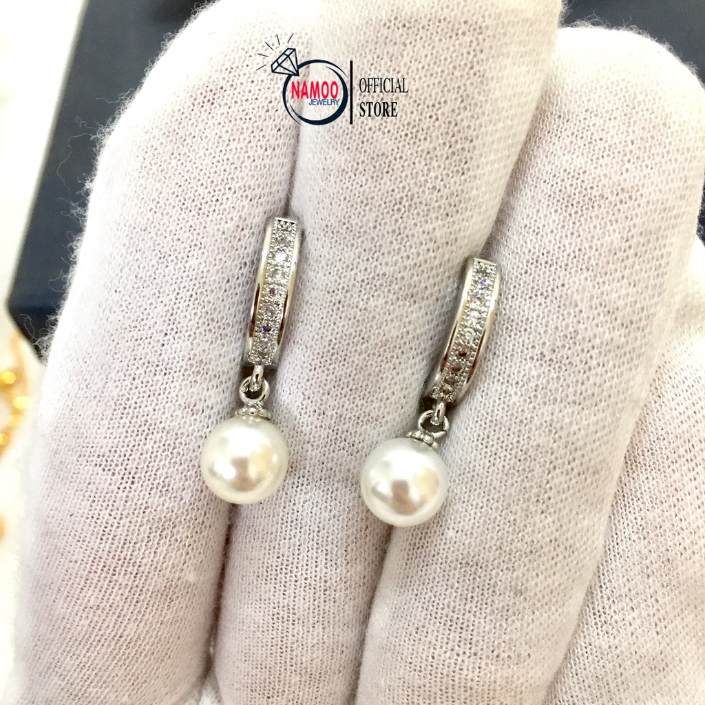 Khuyên Tai Nữ Bạc S925 mạ Vàng T567 T568 Namoo Jewelry