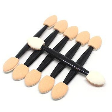 1pc Que Phấn Mắt Hai Đầu Bằng cotton Dài 75MM Dùng Một Lần