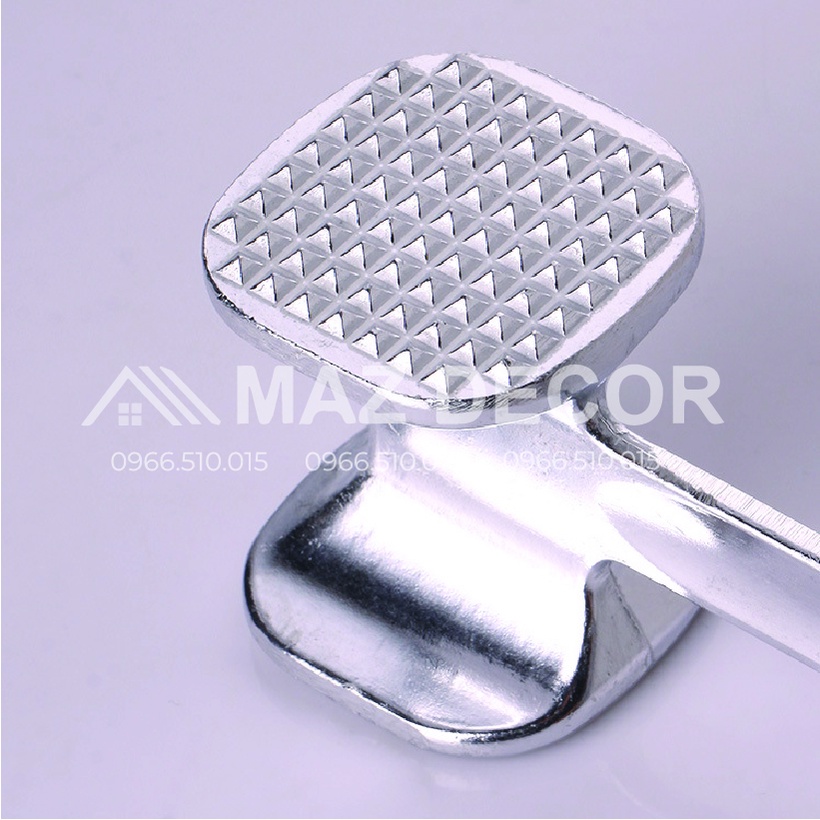 GIÁ SỈ TẠI XƯỞNG Búa đập thịt nhôm đúc Hải phòng đập đá, thịt, hành tỏi sả,... có 2 mặt chống gỉ