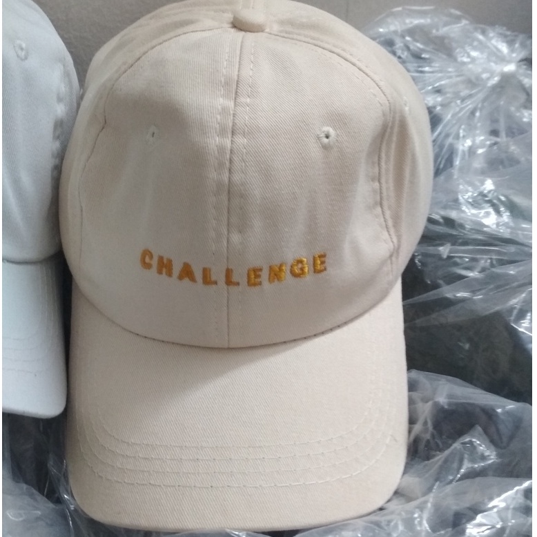 Nón kết cao cấp, mũ lưỡi trai thêu chữ Challenge form unisex nam nữ nhiều màu - LT05
