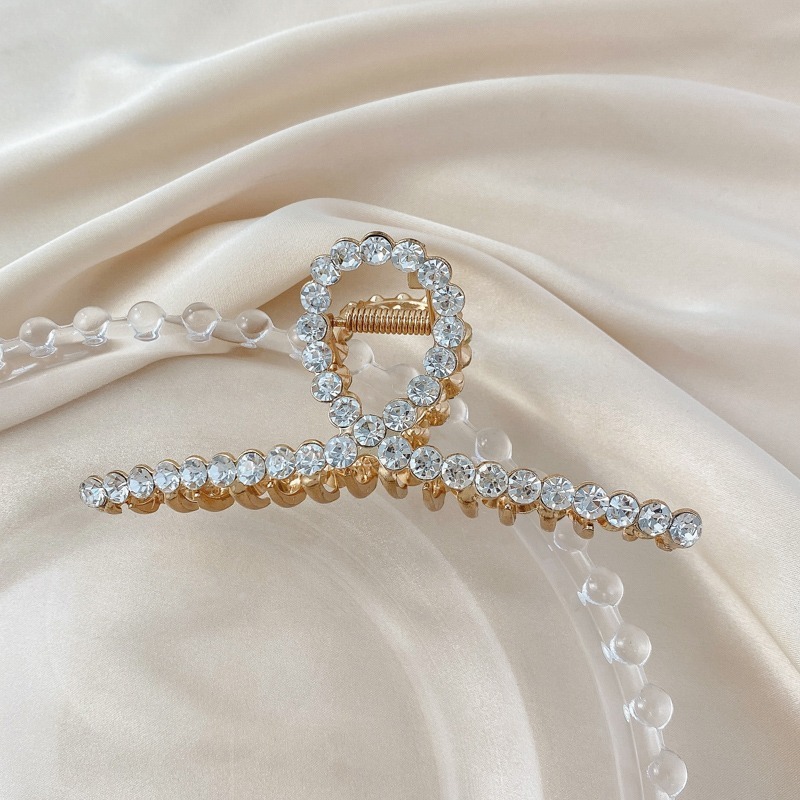 Kẹp tóc bằng kim loại đính hạt ngọc trai giả thời trang xinh xắn cho nữ