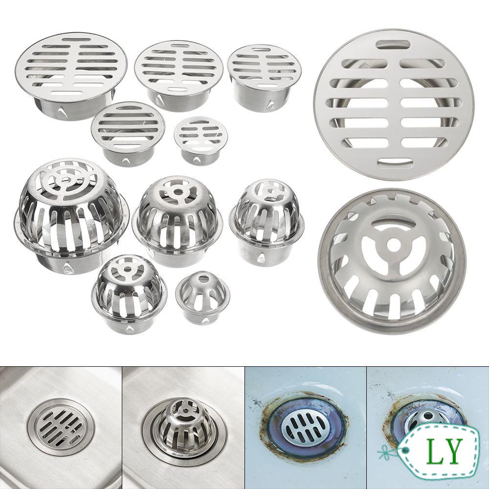 Nắp cống thoát nước hình tròn bằng thép không gỉ chống nghẹt tiện lợi dành cho ban công