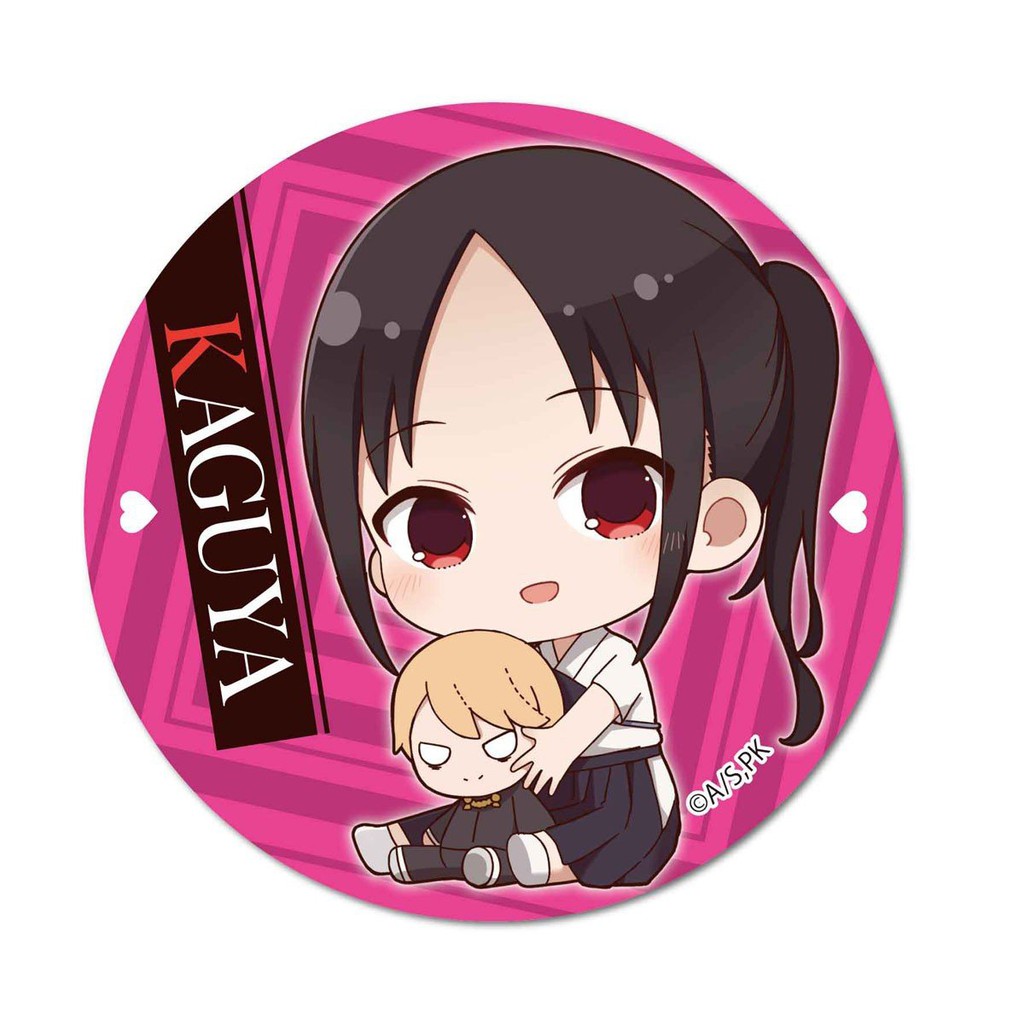 Huy hiệu cái áo IN HÌNH Kaguya-sama wa Kokurasetai? Cuộc chiến tỏ tình anime chibi dễ thương tiện lợi