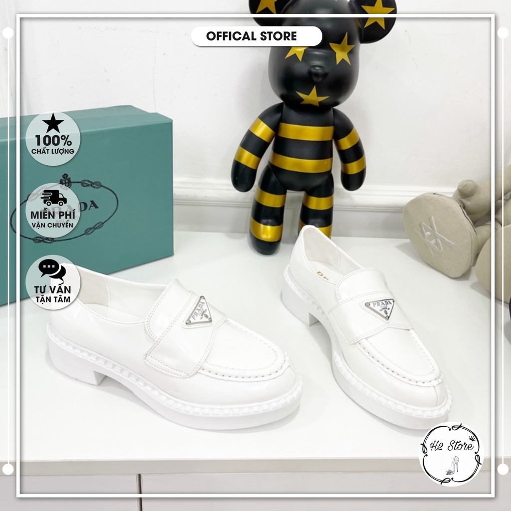👠👟 Giày đế cao prada da bóng fullbox ⚡