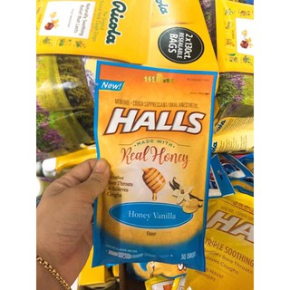Kẹo Ngậm Trị Ho & Viêm Họng - Halls 30 viên date 12/2019