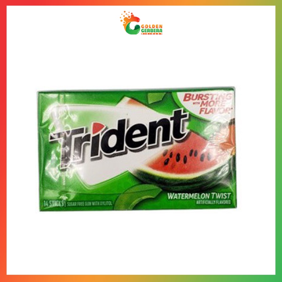 Kẹo Gum Trident Không Đường Nhiều Vị (Vỉ 14 Miếng) Giá Tốt