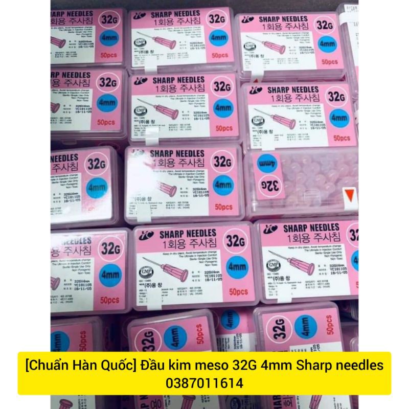 ĐẦU KIM TIÊM NANO 32G 4MM SHARP NEEDLES