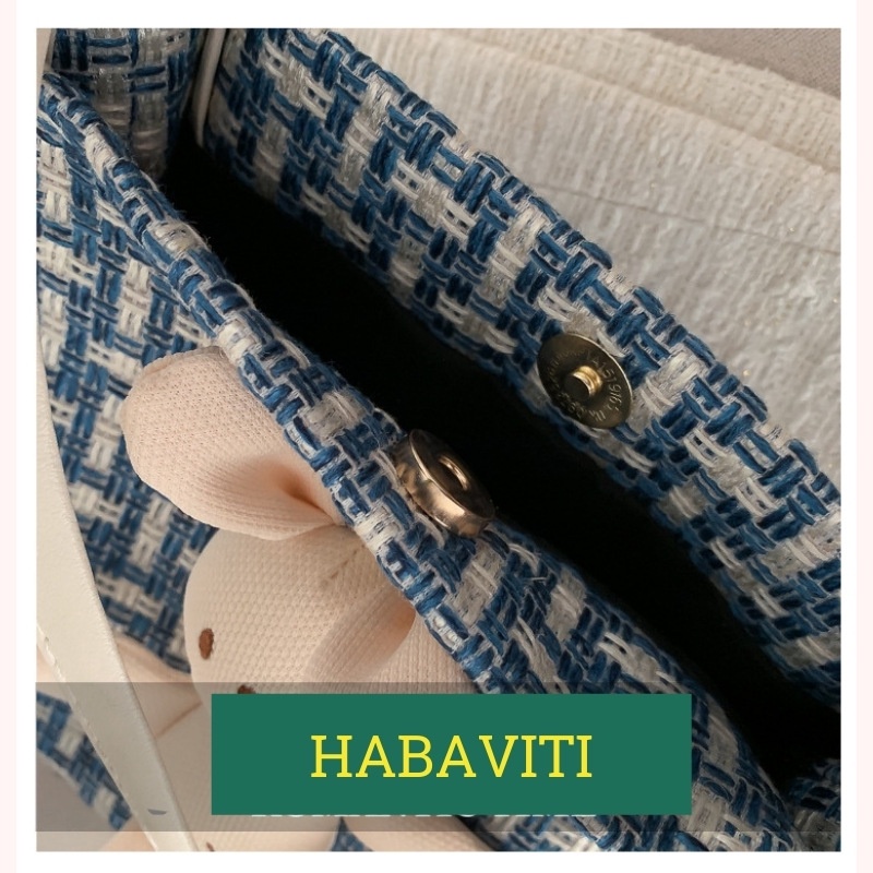 Túi vải canvas tote đeo chéo đựng đồ thời trang mini đeo vai đi chơi đẹp giá rẻ HABAVITI