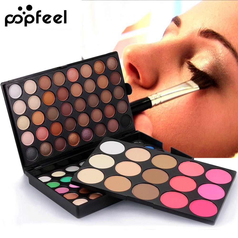 Bảng trang điểm 95 màu cho khuôn mặt gồm phấn má phấn mắt phấn phủ cao cấp