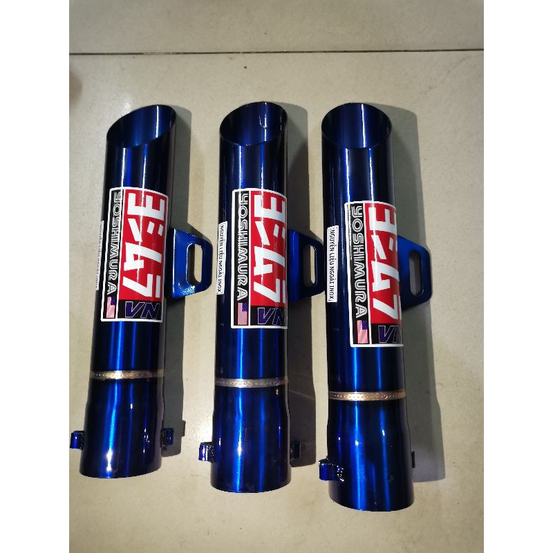 Pô xe máy toke inox không nỉ